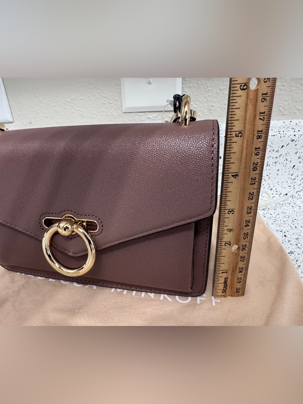Rebecca Minkoff Jean Xbody Shoulder Bag Mink - Picture 14 of 16